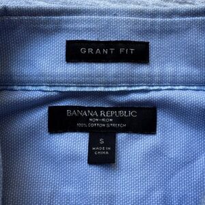 Banana Republic Sky Blue Grant Fit Shirt